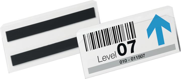 Image du produit Durable Pochette d'étiquettes HARD COVER magnétique 1/2 A5 paysage 10