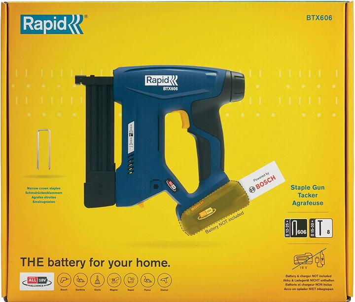 Immagine prodotto Rapid BTX606 18V P4A tacker a batteria