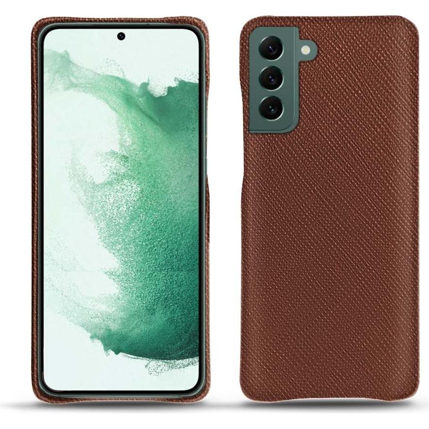 Thumbnail - Noreve Lederschutzhülle (Samsung Galaxy S22+ 5G), Smartphone Hülle, Braun
