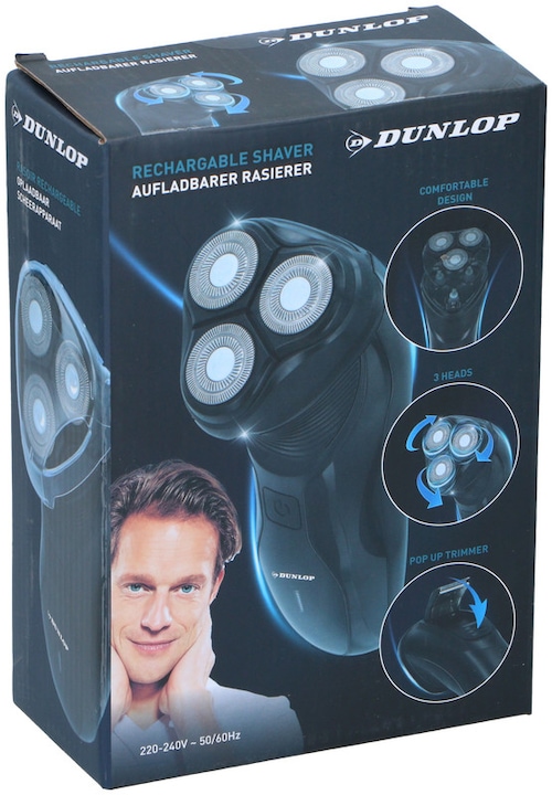 Dunlop Shaver 3head rechargeable