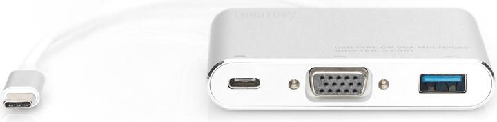 Produktbild Digitus USB Typ-C auf USB 3.0/ VGA/ USB Typ-C (USB Typ-C, USB 3.0, VGA, 5.14 cm)