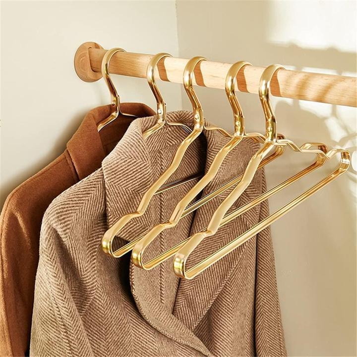 Actual product image JTI Clothes hanger - Gold - 10 pcs (10 x)