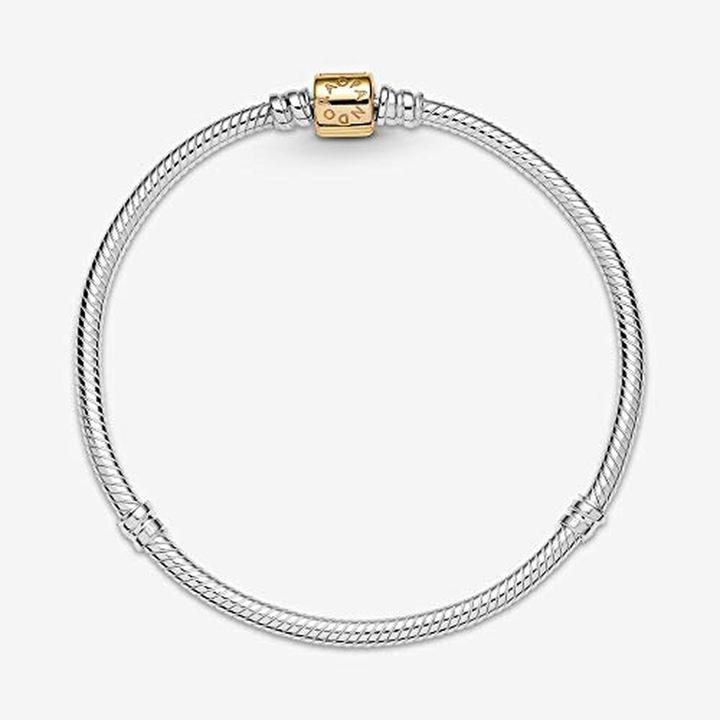 Immagine prodotto Pandora Bracciale a catena di serpente (23 cm, Metallo, Dorato, Argento 925)