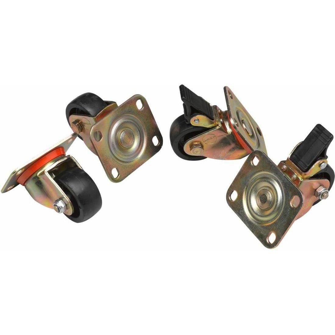 equip EZW-2 4 ruote per armadi per server, Accessori per armadio rack, Nero