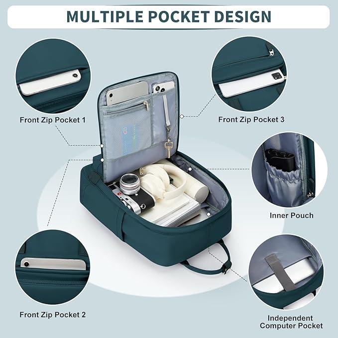 Image du produit Only-Bags.Store Sac à dos pour ordinateur portable de couleur unie, sac d'école simple de style preppy, sport de