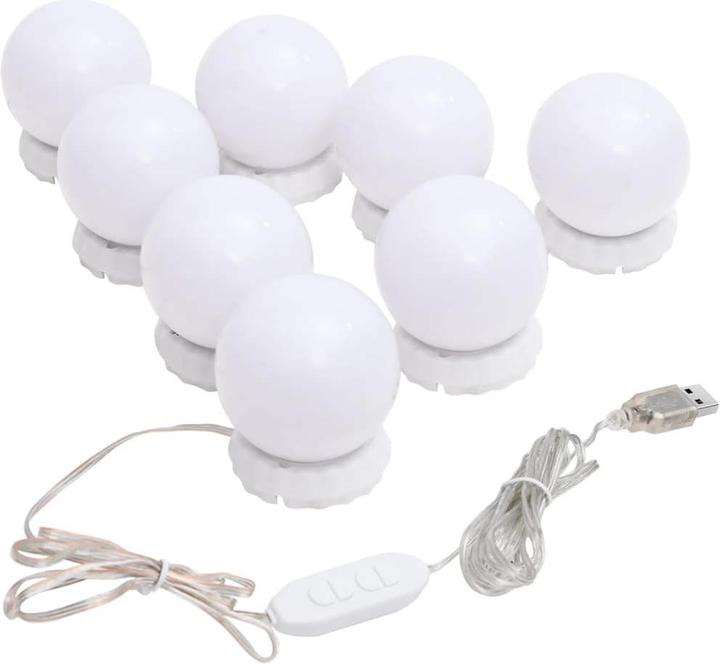 Produktbild vidaXL Wandspiegel mit LED-Leuchte (60 cm)