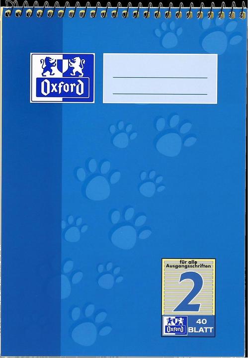 Actual product image Oxford School block (A5, Lined)