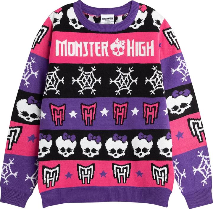 Produktbild Monster High Pullover Mädchen weihnachtliches Design (128)