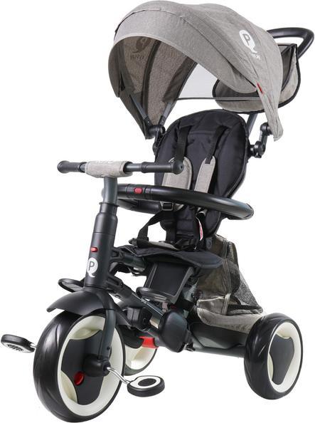 Productafbeelding Qplay Driewieler Rito 3 in 1 - Jongens en Meisjes - Grijs - Deluxe