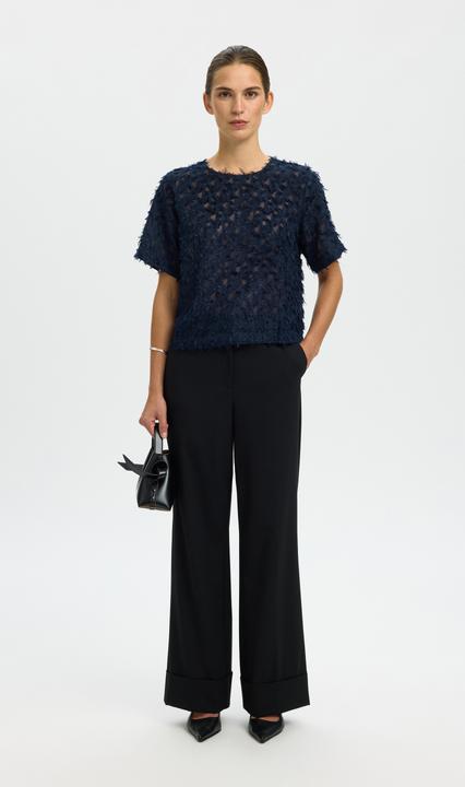 Immagine prodotto Selected Spitzen Oberteil mit kurzen Ärmeln (38)