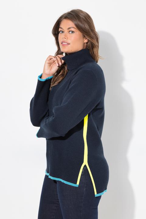Produktbild Laurasøn Strickpullover, Langarm, Rollkragen (L)