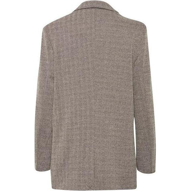 Thumbnail - Ichi, Damen, Anzug, blazer damen ihkate jacquard, Braun, (S)