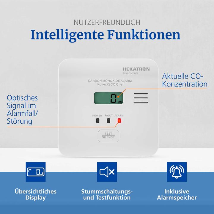 Actual product image Hekatron Kohlenmonoxid-Melder