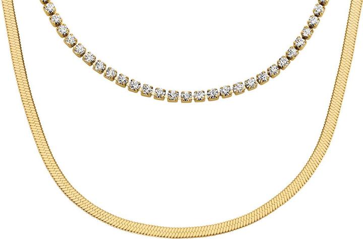 Image du produit Fossil Ellis Halskette (Acier inoxydable, 46 cm)