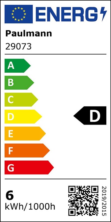 Energy Label Paulmann Drop (E14, 5.90 W, 806 lm, 1 x, D)