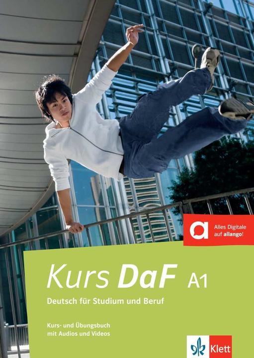 Produktbild Kurs DaF A1. Kurs- und Übungsbuch mit Audios und Videos (Deutsch, Simone Weidinger, Kathrin Schweiger, Helga Würtz, Martina Nied Curcio, Friederike Jin, 2023)