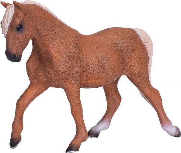 Actual product image small foot Morgan Stallion brown