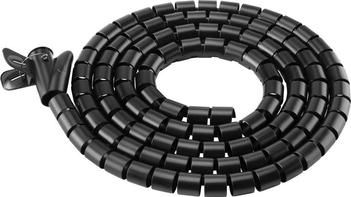 Actual product image Purelink Cable spiral polyethylene 2.50m black (Cable conduit, 250 cm)