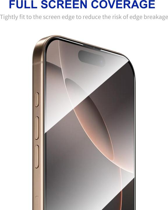 Actual product image Enkay Easy Glass armoured glass screen protector (1 pcs., Apple iPhone 16 Pro Max)