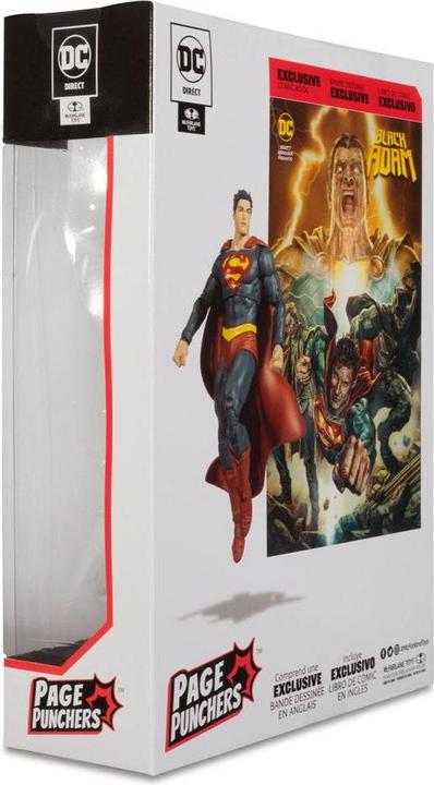 Actual product image McFarlane AF DC Comics Page Punch Superman 17cm