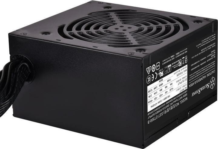 Produktbild Silverstone SST-ET500-B - Strider Essential Serie, 500W 80 Plus Bronze ATX flüsterleises PC-Netzteil (500 W)