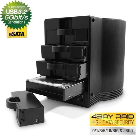 Productafbeelding Fantec SQ-35RU3E RAID CASE (3.5")