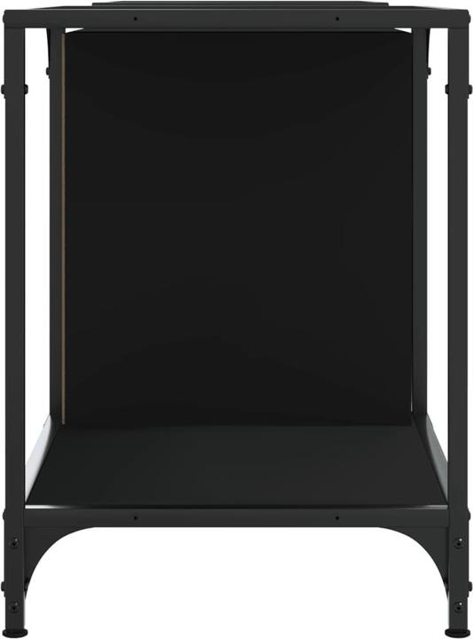 Image du produit vidaXL Meuble TV Noir 153x37x50 cm Bois composite,Couleur