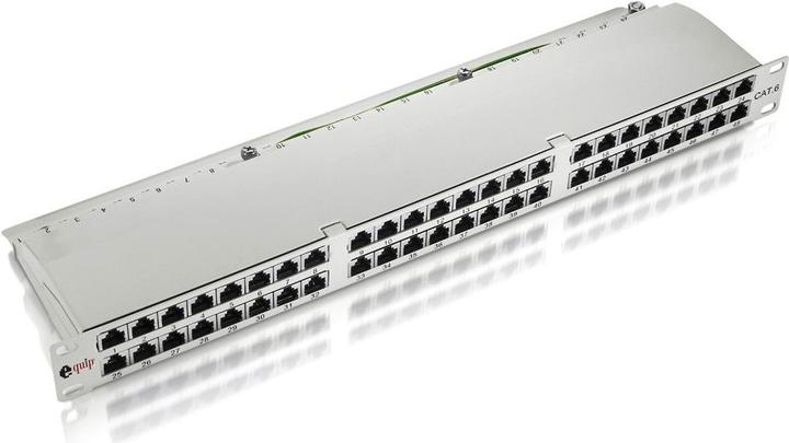 Produktbild equip 19" Patchpanel: 48 Port, 1HE, grau