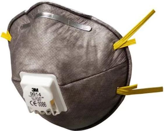 Actual product image 3M 1.21.15.991.48-10 9914SP Spezial-Staubmaske, FFP1, mit Ventil 10 Stück (FFP1, 10 x)
