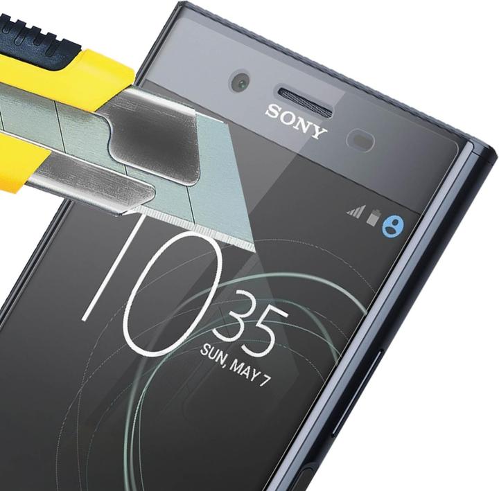 Actual product image Avizar Crystal clear film, glass screen protector (1 Piece, Sony Xperia XZ Premium)
