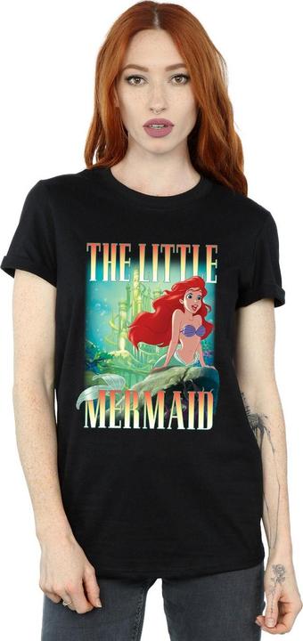 Immagine prodotto The Little Mermaid Maglietta Ariel Montage in cotone Boyfriend donna/donna (M)