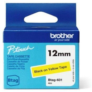 Produktbild Brother Btag (1.20 cm, Gelb, Schwarz)