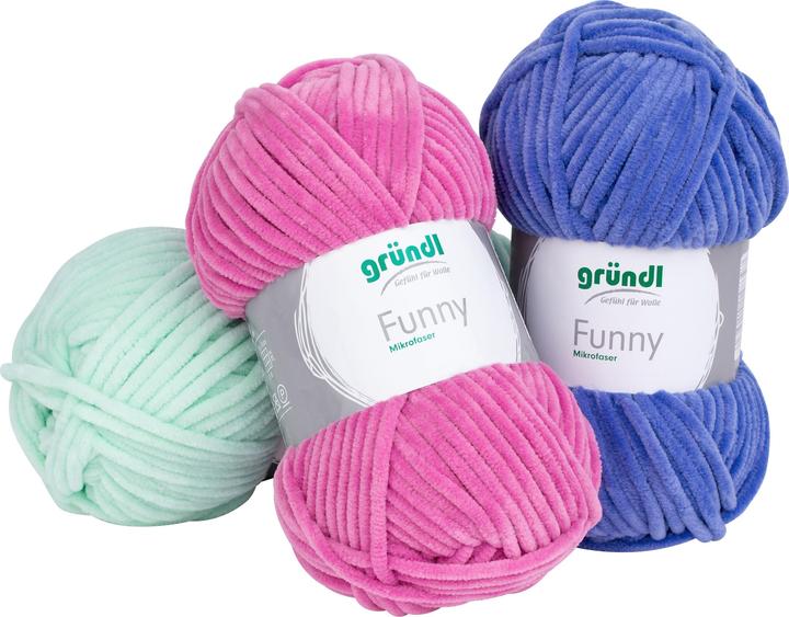 Immagine prodotto Gründl Lana Funny Uni, 100g, circa 120m (120 m)