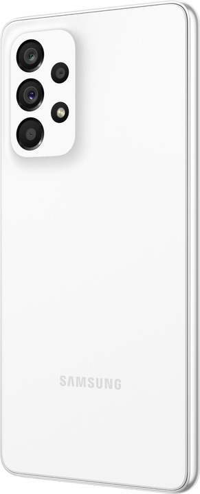 Actual product image Samsung Galaxy A53 5G EU (128 GB, Awesome White, 6.50", Dual SIM, 64 Mpx, 5G)