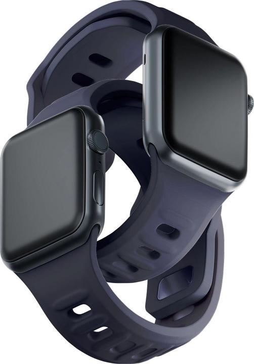 Produktbild 3MK Silicone Watch Strap szary/grey dla Apple Watch 42/44/45/49mm (Silikon, Edelstahl)