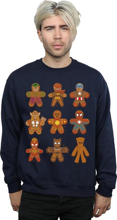 Image du produit - Sweat AVENGERS CHRISTMAS GINGERBREAD - Homme (S)