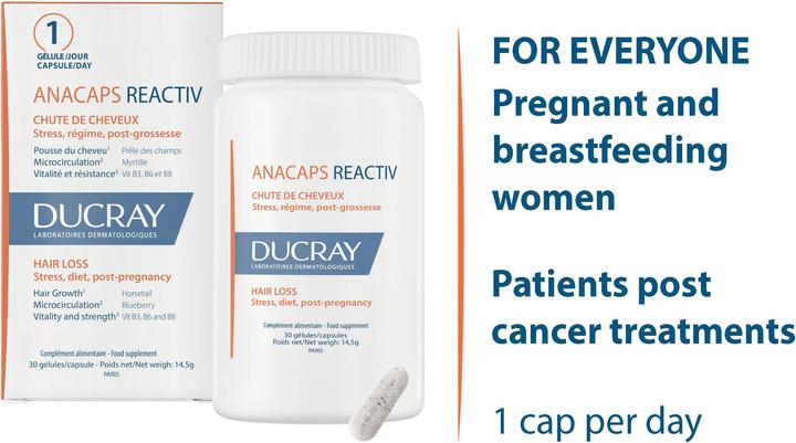 Produktbild Ducray Anacaps Reactiv (1 Stück, Kapseln, 40 g)