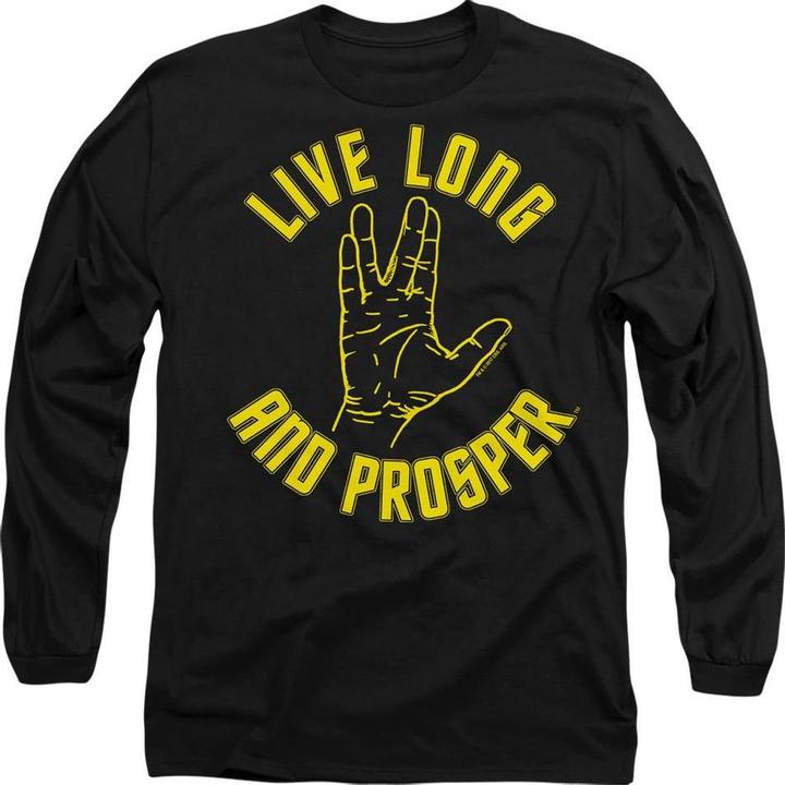 Immagine prodotto Live Long Maglietta Mano Adulto Unisex (M)