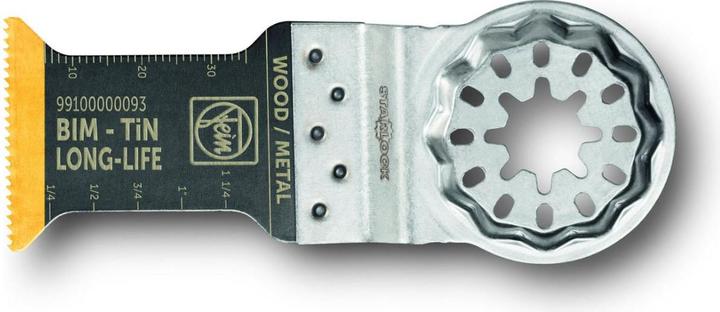 Productafbeelding Fein E-Cut Long-Life-Sägeblatt mit Titanbeschichtung (1 St.), Länge 50 mm, Breite 35 mm, VE 1 St, Aufnah