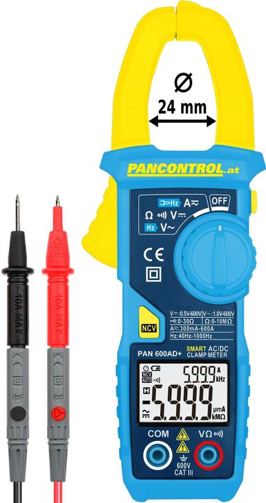 Produktbild Pancontrol Digital Stromzange 600A AC/DC (CAT III 600V)