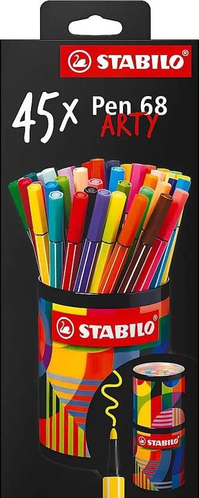 Image du produit STABILO Pen 68 45er Arty Met.etui Rond (45 x)