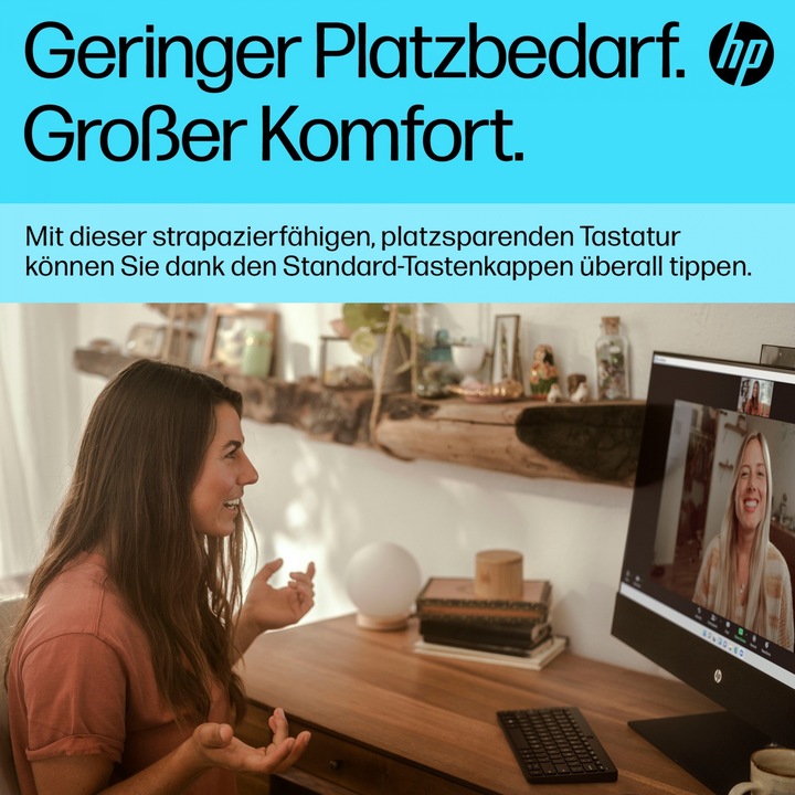 Productafbeelding HP 355 Compact Bluetooth-toetsenbord voor meerdere apparaten (NL, Draadloze)