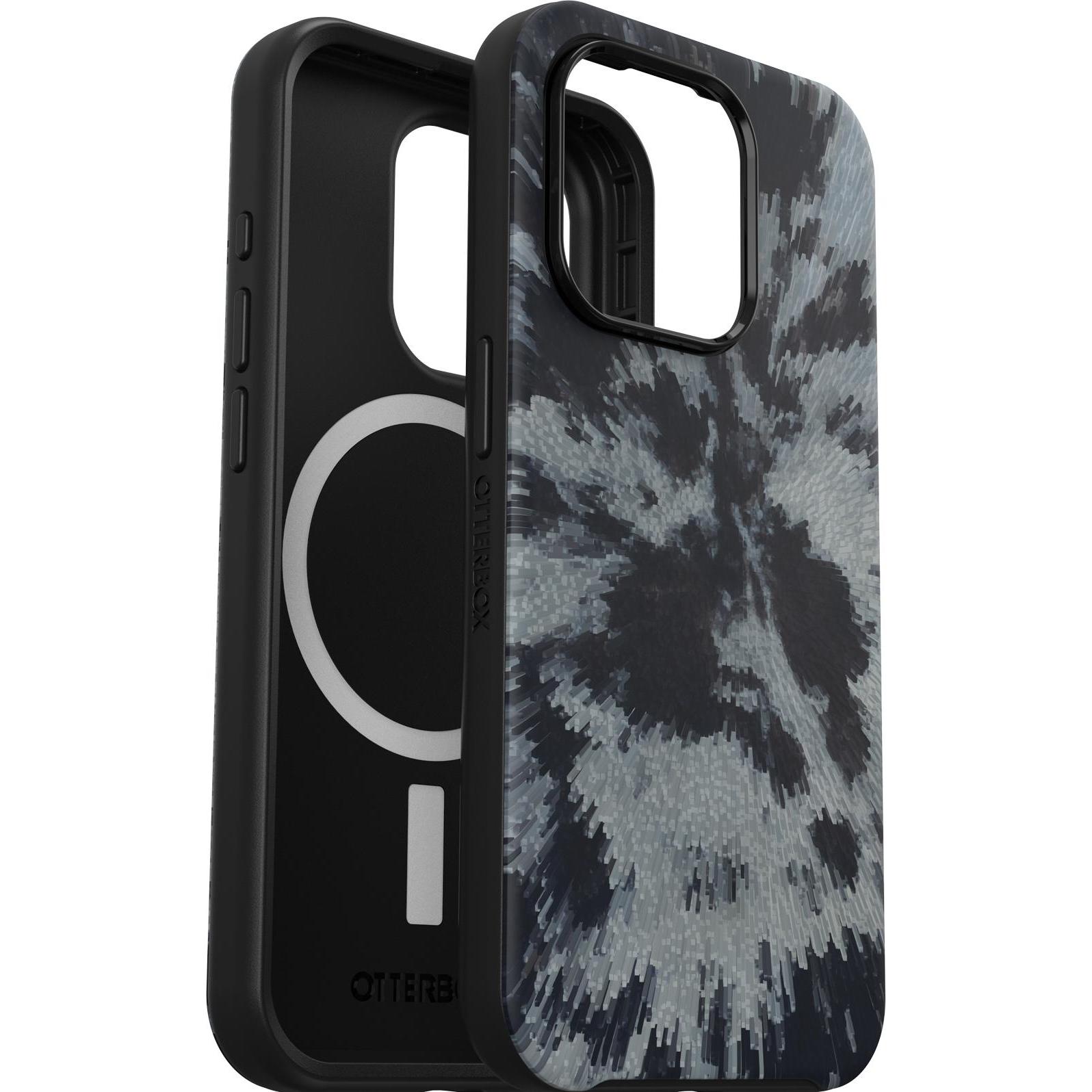 OtterBox Symmetry mit MagSafe (Apple iPhone 15 Pro), Smartphone Hülle, Schwarz