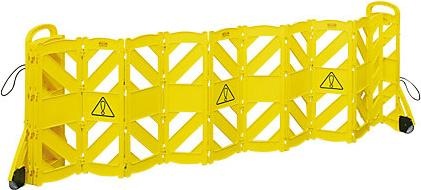 Actual product image Rubbermaid Barrier fence made of polyethylene, mobile