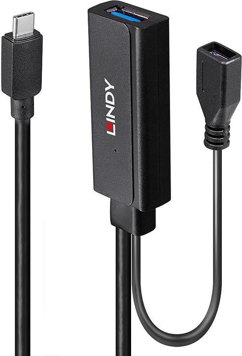 Image du produit Lindy Rallonge active USB 3.2 Gen 1 C/A (3 m, USB 3.2 Gen 1)