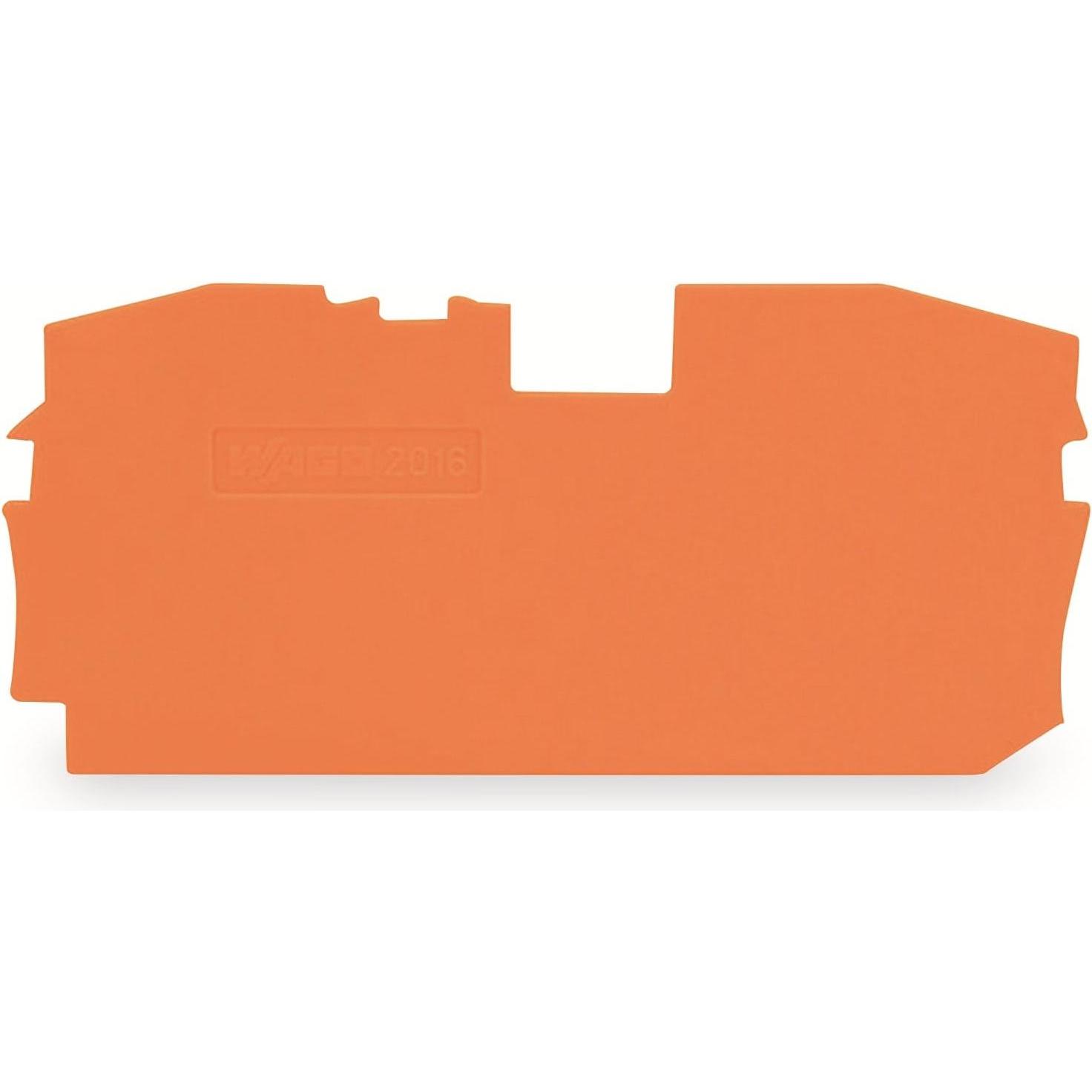 Wago, Kabelverbindung Zubehör, Top Job S Abschl. u. 2016-1292 Zwischenplatte f. Reihenkl. orange