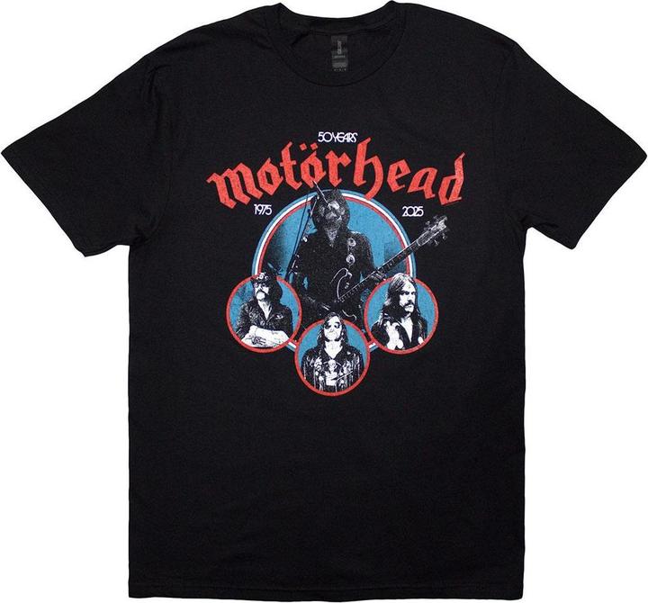 Produktbild Motorhead 50 Years Lemmy Circles TShirt (L)