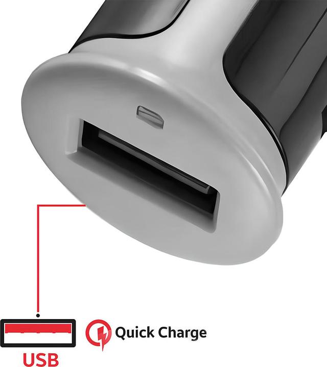 Produktbild EKO Pack Zigarettenanzünder-Ladegerät 1A mit Micro-USB-Kabel 1m