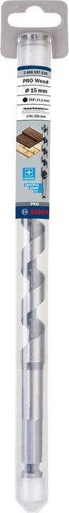 Produktbild Bosch Professional Zubehör PRO Wood Holzschlangenbohrer, 15 x 170 x 235 mm (11.1 mm)