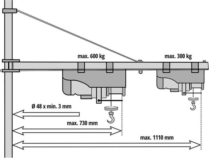 Actual product image Einhell Swivel arm GT-SA 1200